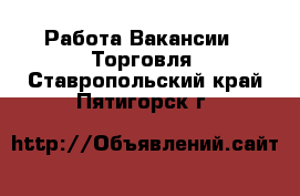 Работа Вакансии - Торговля. Ставропольский край,Пятигорск г.